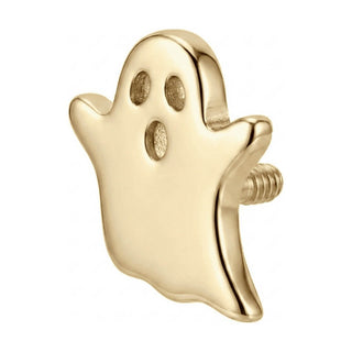 Titanium Top Spooky Halloween Ghost Internally Threaded
