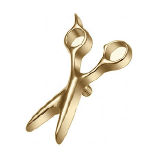 Titanium Top Open Hairdresser Scissors Internally Threaded
