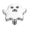 Titanium Top Friendly Halloween Ghost Internally Threaded