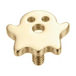 Titanium Top Friendly Halloween Ghost Internally Threaded