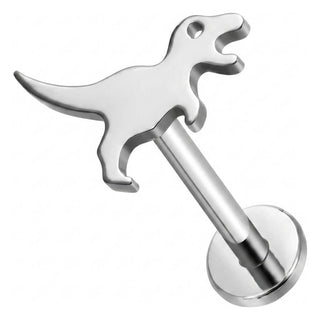 Titanium Labret Dinosaur Internally Threaded