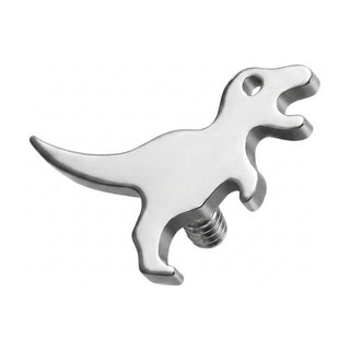 Titanium Top Roaring T-Rex Dinosaur Internally Threaded