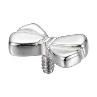 Titanium Top Tied Ribbon Bow Internally Threaded
