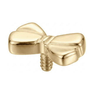 Titanium Top Tied Ribbon Bow Internally Threaded