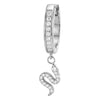 Belly Button Piercing Snake Dangle Clicker Clicker