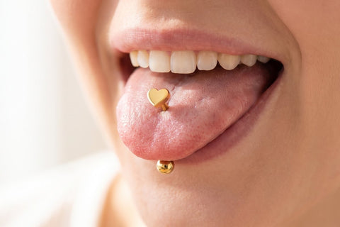 Piercing Lengua Corazón