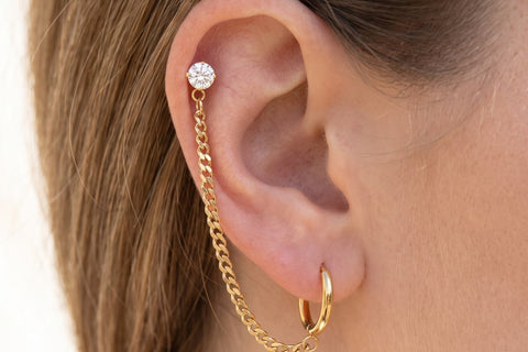 Piercing con Cadena