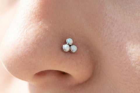Piercing nariz plata